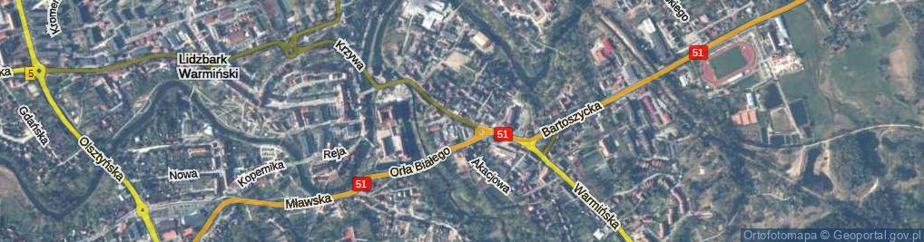 Zdjęcie satelitarne Wyszyńskiego Stefana, ks. kard. ul.